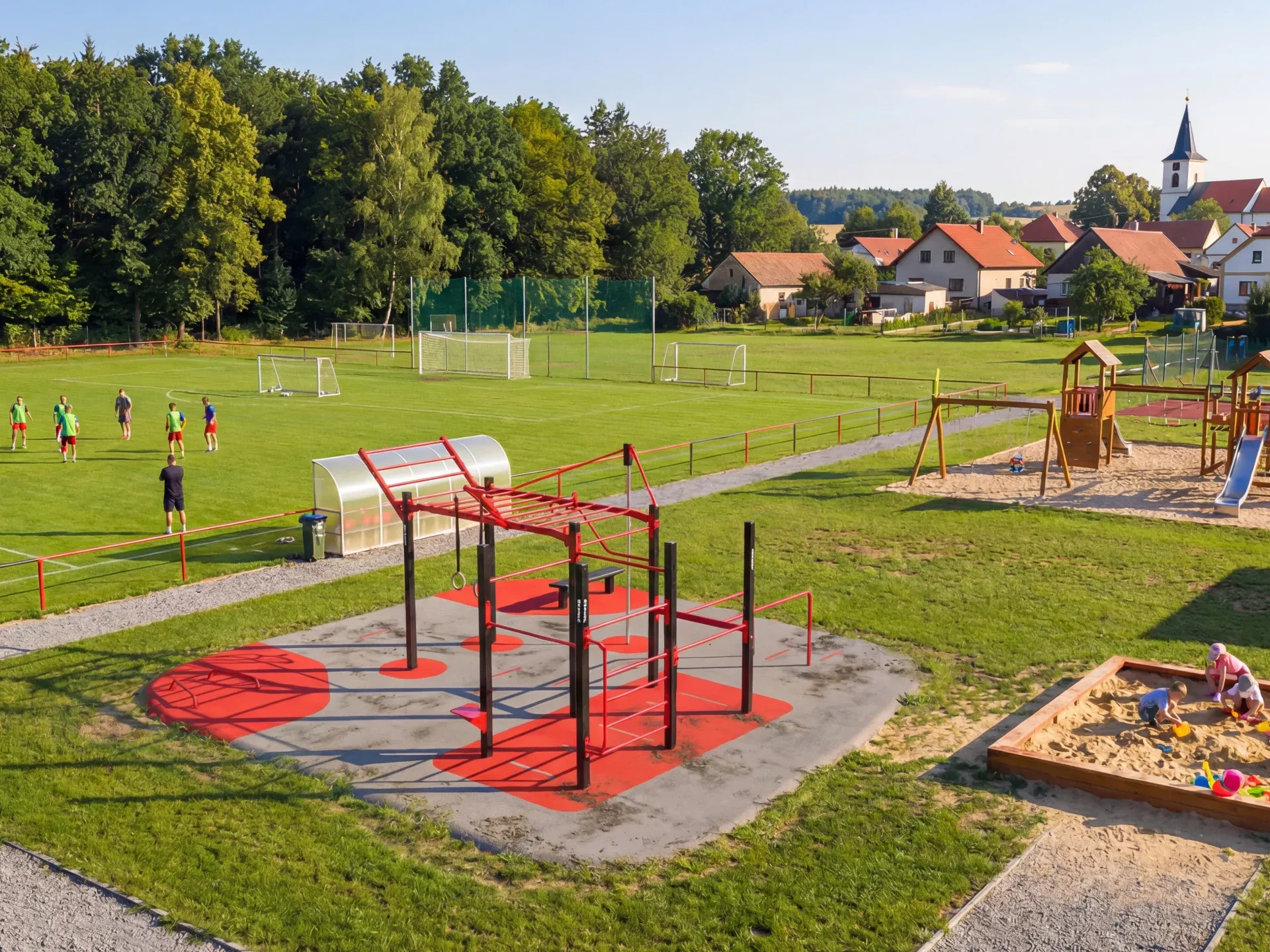 Chimpy workout hřiště - Rozhýbejte obec. Investujte chytře. Sportujte venku.