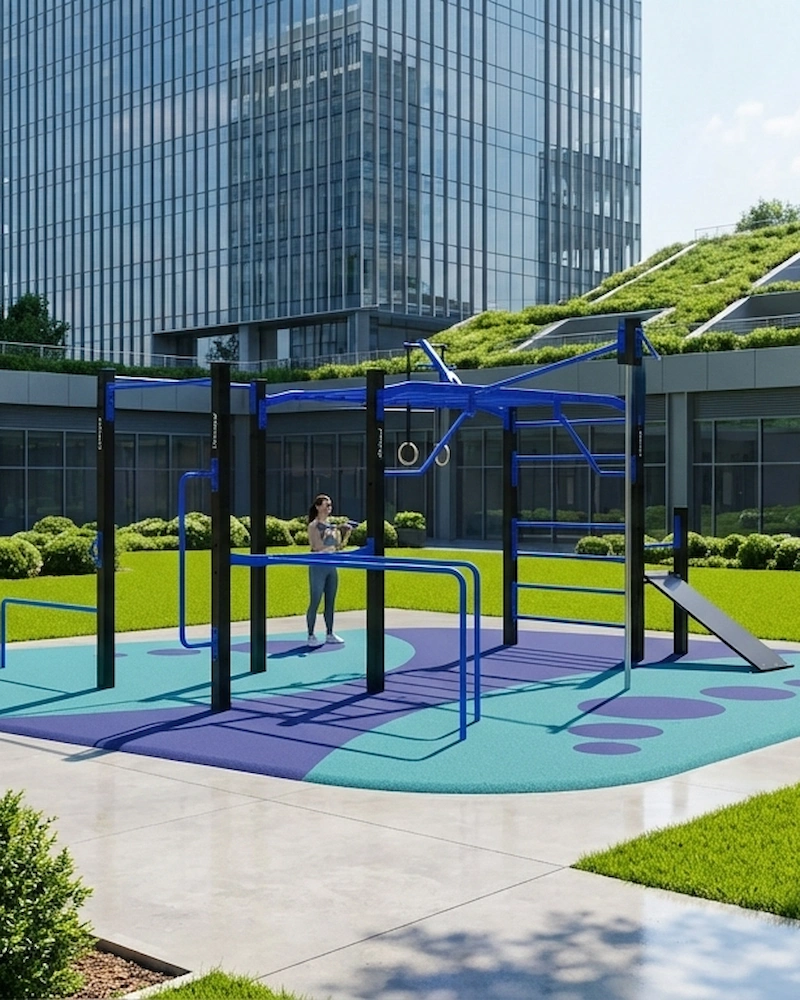 Pro firmy a hotely: Firemní fitness a aktivní zóny - Investice, která se vrátí v lidech. Nabídněte zaměstnancům zdravý benefit nebo hostům vašeho resortu prémiový zážitek pod širým nebem.